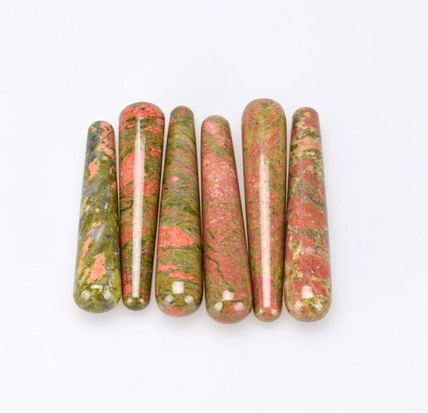 crystal massage roller feminine wand natural unakite stone gua sha tool pleasure stick facial exerciser for women8830126
crystal massage roller feminine wand natural unakite stone gua sha tool pleasure stick facial exerciser for women8830126