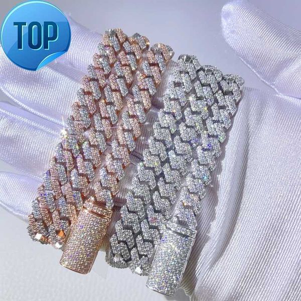 8mm hip hop iced out men fashion rapper jewelry vvs moissanite cuban link chain 925, Silver
8mm hip hop iced out men fashion rapper jewelry vvs moissanite cuban link chain 925, Silver