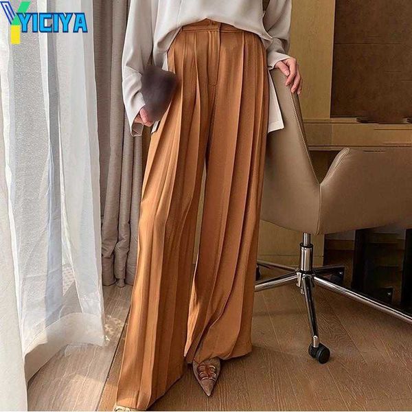 yiciya women's pants high waist ruched women large size trousers female fashion clothes autumn casual wide leg, Black;white
yiciya women's pants high waist ruched women large size trousers female fashion clothes autumn casual wide leg, Black;white