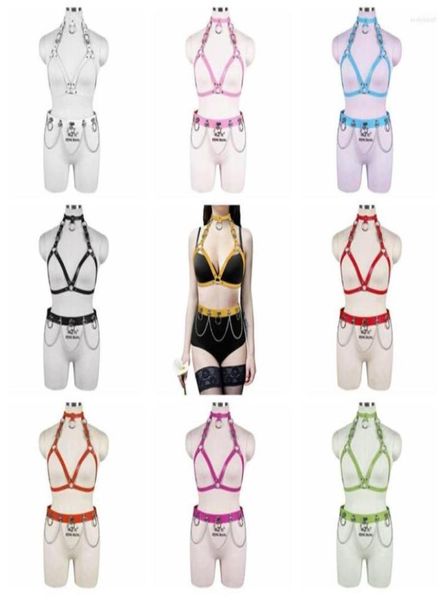 belts lingerie set 2pc leather harness belt metal chain accessories hollow bra women39s punk goth dance rave costume garte8428203, Black;brown
belts lingerie set 2pc leather harness belt metal chain accessories hollow bra women39s punk goth dance rave costume garte8428203, Black;brown