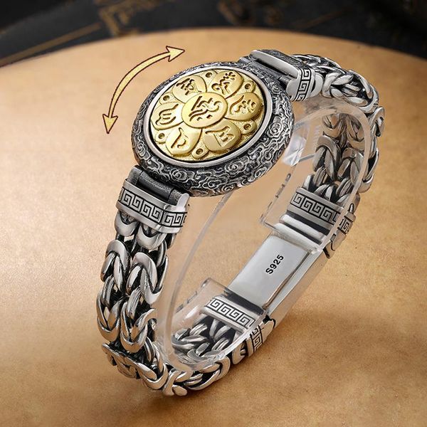 bangle new sixcharacter mantra bracelet men's silver buddha fashion personality transfer jewelry korean style trendy single, Black
bangle new sixcharacter mantra bracelet men's silver buddha fashion personality transfer jewelry korean style trendy single, Black