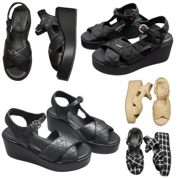 summer sandals designer sandals women's sandals wedge heel high heel sandals upper imported head layer sheepskin luxury sandals high-qu, Black
summer sandals designer sandals women's sandals wedge heel high heel sandals upper imported head layer sheepskin luxury sandals high-qu, Black