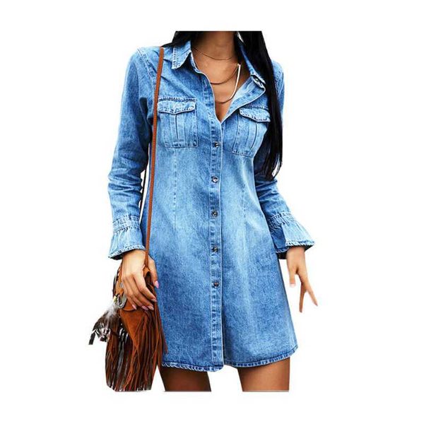 outerwear jackets long sleeve women's denim jacket 2023 solid blue single button slim fit ladies clothing, Black;brown
outerwear jackets long sleeve women's denim jacket 2023 solid blue single button slim fit ladies clothing, Black;brown