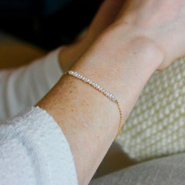 bangle gold filled/925 silver tiny natural pearl bracelet handmade jewelry boho charms bracelets vintage bracelet for women, Black
bangle gold filled/925 silver tiny natural pearl bracelet handmade jewelry boho charms bracelets vintage bracelet for women, Black