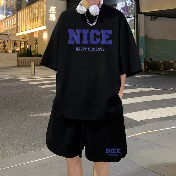 summer short sleeve t-shirt suit youth casual sports two-piece waffle ger everything goes with five cent pants shorts, Gray
summer short sleeve t-shirt suit youth casual sports two-piece waffle ger everything goes with five cent pants shorts, Gray