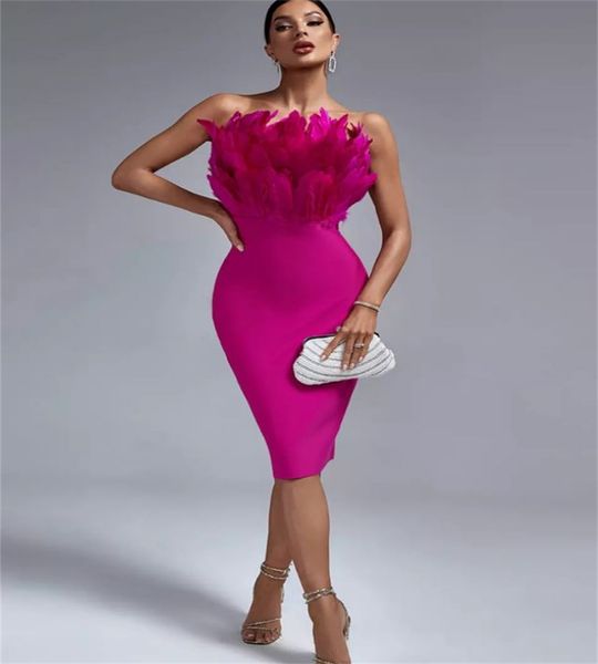 pink ostrich prom dress 2023 strapless knee length feather evening gown sheath night cocktail formal party skirt chic homecoming club dinner, Black
pink ostrich prom dress 2023 strapless knee length feather evening gown sheath night cocktail formal party skirt chic homecoming club dinner, Black