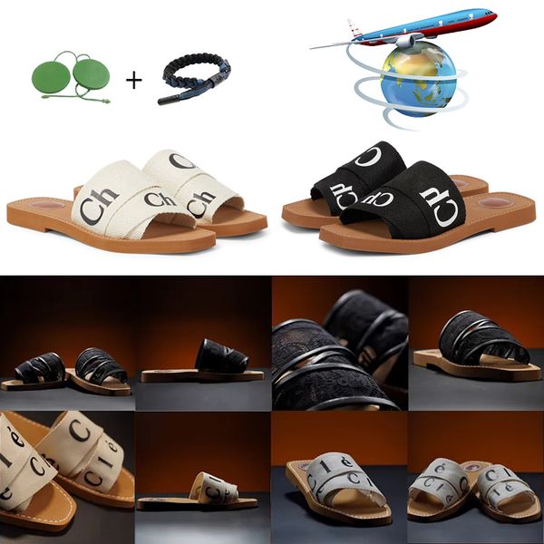 2023 branded women woody mules fflat slipper deisgner lady lettering fabric outdoor leather sole slide sandal 35-42, Black
2023 branded women woody mules fflat slipper deisgner lady lettering fabric outdoor leather sole slide sandal 35-42, Black