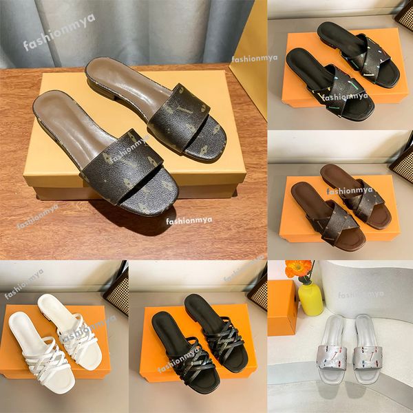 designer slipper women sandals revival slides sunset flat comfort mules embossed printing leather slippers fashionable easy-to-wear slide, Black
designer slipper women sandals revival slides sunset flat comfort mules embossed printing leather slippers fashionable easy-to-wear slide, Black