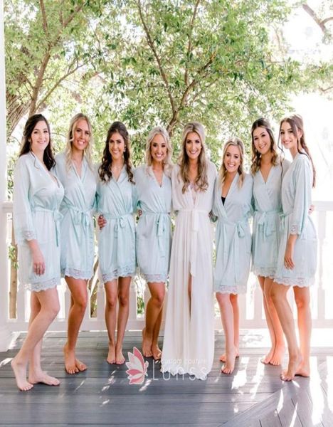 pale blue v neck 34 sleeve short sash bridemaid wedding robes women ladies bothrobe nightgonws sleepwear5882082, White
pale blue v neck 34 sleeve short sash bridemaid wedding robes women ladies bothrobe nightgonws sleepwear5882082, White