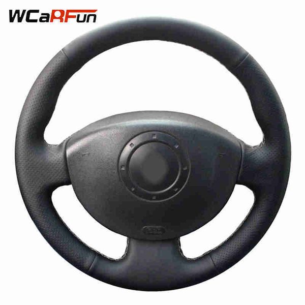 covers wcarfun hand-stitched black leather car steering wheel cover for renault megane 2 2003-2008 kangoo 2008 scenic 2 2003-2009 g230524 g2
covers wcarfun hand-stitched black leather car steering wheel cover for renault megane 2 2003-2008 kangoo 2008 scenic 2 2003-2009 g230524 g2