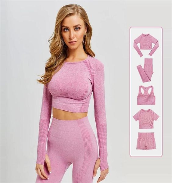 women vital seamless yoga set fitness clothing sportswear woman gym leggings push up legging cropped shirts sports suits 2201129598862, White;red
women vital seamless yoga set fitness clothing sportswear woman gym leggings push up legging cropped shirts sports suits 2201129598862, White;red