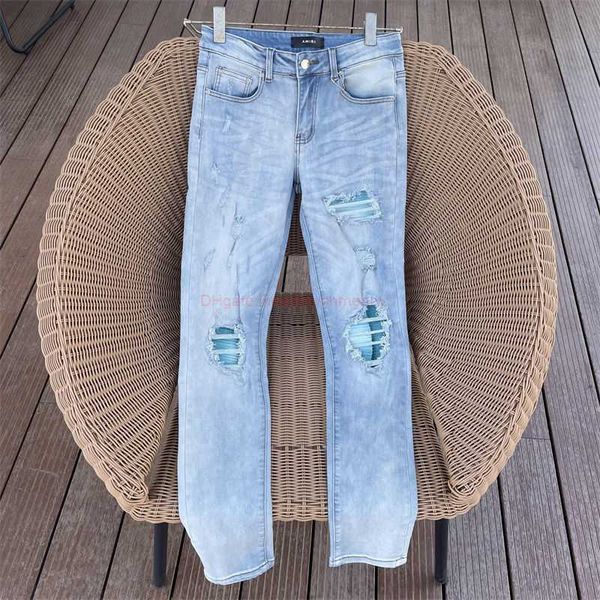 men's jeans designer clothing denim pants amies new broken blue patchwork high street knife cut slim fit small feet
men's jeans designer clothing denim pants amies new broken blue patchwork high street knife cut slim fit small feet