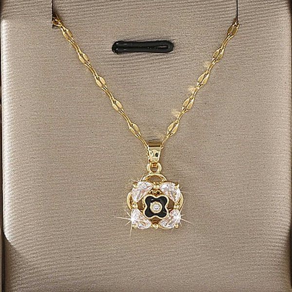 necklaces rotating double layer flower zircon pendant engagement necklace women's copper jewelry accessories birthday party gift g22052, Silver
necklaces rotating double layer flower zircon pendant engagement necklace women's copper jewelry accessories birthday party gift g22052, Silver