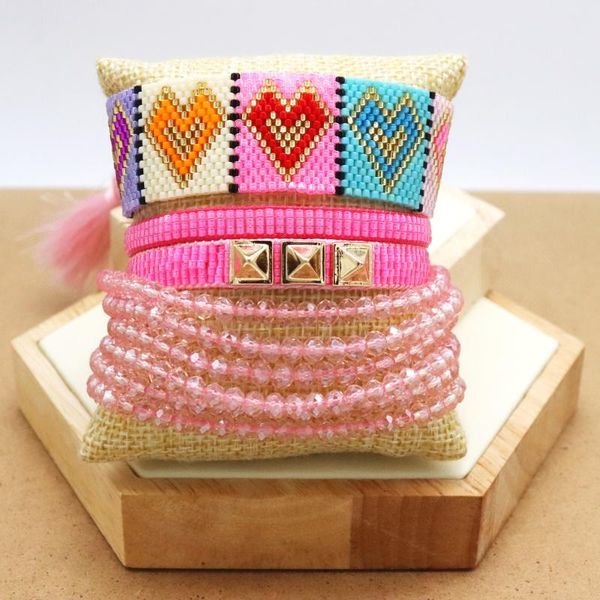 bangle zhongvi miyuki bracelet for women colorful heart pattern bracelets jewelry femme pulseras mujer 2021 handmade crystal armband, Black
bangle zhongvi miyuki bracelet for women colorful heart pattern bracelets jewelry femme pulseras mujer 2021 handmade crystal armband, Black