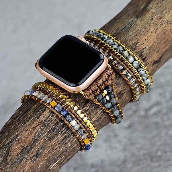 bangle natural stone black labradorite apple watch band boho wax rope 5 wrap apple watch strap wholesale dropshipping
bangle natural stone black labradorite apple watch band boho wax rope 5 wrap apple watch strap wholesale dropshipping
