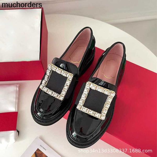 high end rhinestone square buckle single shoe spring and autumn thick heels 2022 new thick sole british style patent leather loafers for wom, Black
high end rhinestone square buckle single shoe spring and autumn thick heels 2022 new thick sole british style patent leather loafers for wom, Black