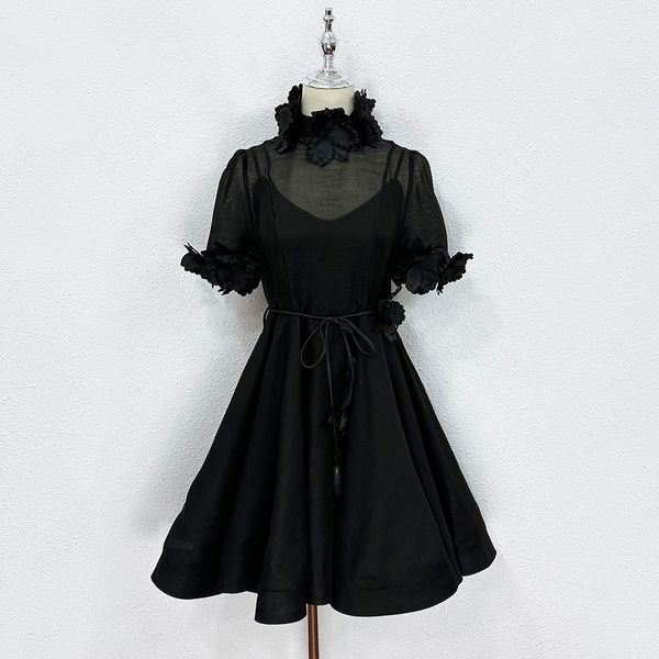 casual dresses australian designer designed 2023 fashionable 3d flower silk linen short sleeve miniskirt, Black;gray
casual dresses australian designer designed 2023 fashionable 3d flower silk linen short sleeve miniskirt, Black;gray