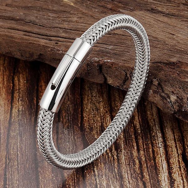 jewelry simple fashion stainless steel bracelet men's charm titanium steel wire bracelet magnet socket selling l19156, Black
jewelry simple fashion stainless steel bracelet men's charm titanium steel wire bracelet magnet socket selling l19156, Black