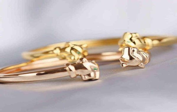 brand pure 925 sterling silver jewelry leopard rose gold double panther head bangle wedding color cuff5062360, Black
brand pure 925 sterling silver jewelry leopard rose gold double panther head bangle wedding color cuff5062360, Black