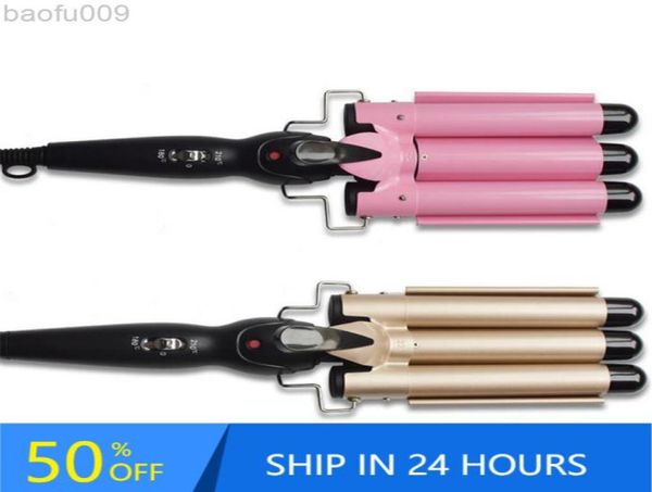 professional pink lcd hair curler ceramic triple barrel hair curler iron hair styler wall wave waver styling tools 20 513 l2208056883263
professional pink lcd hair curler ceramic triple barrel hair curler iron hair styler wall wave waver styling tools 20 513 l2208056883263