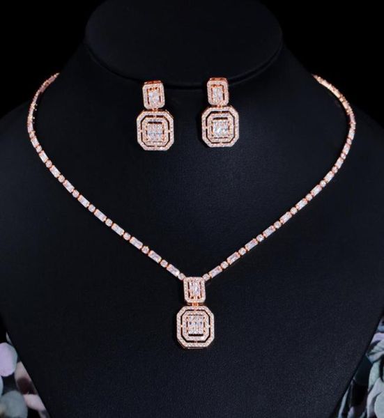 cwwzircons shiny baguette cubic zirconia wedding bridal party necklace earrings fashion gold color jewelry sets accessories t583 25101040, Slivery;golden
cwwzircons shiny baguette cubic zirconia wedding bridal party necklace earrings fashion gold color jewelry sets accessories t583 25101040, Slivery;golden