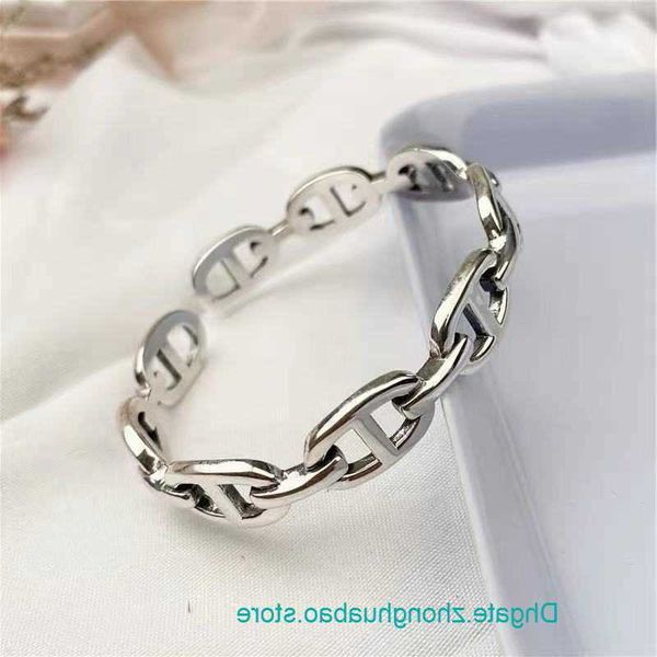 factory wholesale h ermes bangle for sale new thai silver pig nose bracelet korean version temperament individuality japanese character old, Black
factory wholesale h ermes bangle for sale new thai silver pig nose bracelet korean version temperament individuality japanese character old, Black