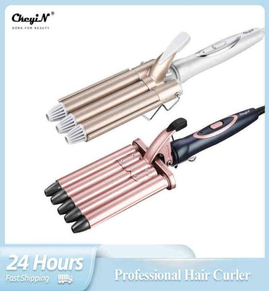 ckeyin hair curling iron professional ceramic 3 barrels electric hair curlers triple barrel crimpers wave salon styling tool h22047367379
ckeyin hair curling iron professional ceramic 3 barrels electric hair curlers triple barrel crimpers wave salon styling tool h22047367379