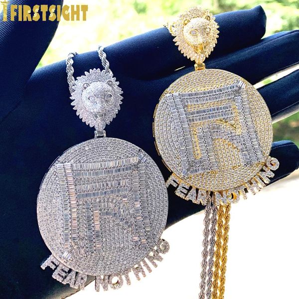 necklaces 2022 new hip hop letters fear nothing pendant necklace iced out bling gold plated baguette cz lion king charm men jewelry, Silver
necklaces 2022 new hip hop letters fear nothing pendant necklace iced out bling gold plated baguette cz lion king charm men jewelry, Silver