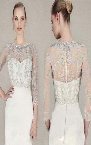 new luxury crystals lace appliques scoop neck 34 sleeve white ivory bolero jackets zipper back lace sheer boleros custom8928994
new luxury crystals lace appliques scoop neck 34 sleeve white ivory bolero jackets zipper back lace sheer boleros custom8928994
