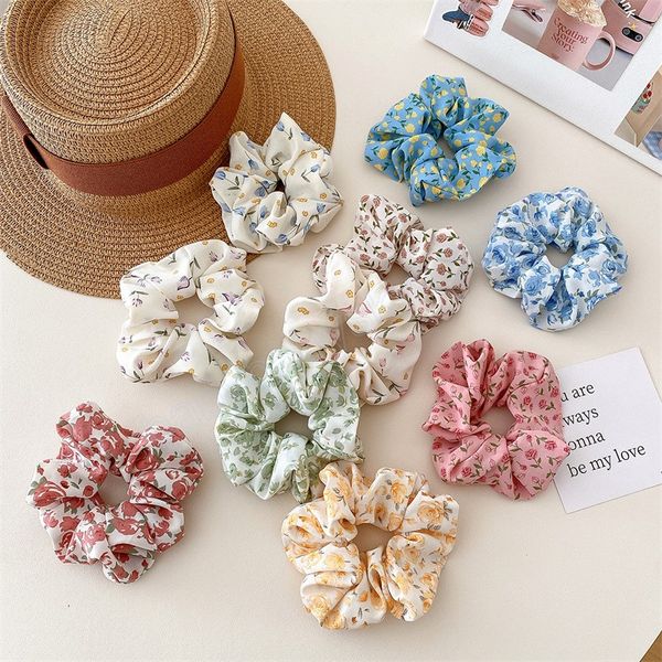 korean woman small fresh fabric flower printing elastics hair band sweet scrunchies hair tie girl ponytail hold hair accessories, Slivery;white
korean woman small fresh fabric flower printing elastics hair band sweet scrunchies hair tie girl ponytail hold hair accessories, Slivery;white