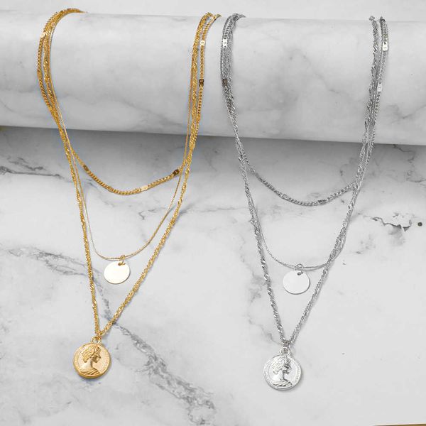 necklaces fashion multi layered hip hop chop long chain women's jewelry gift square pendant necklace accessories g220524, Silver
necklaces fashion multi layered hip hop chop long chain women's jewelry gift square pendant necklace accessories g220524, Silver