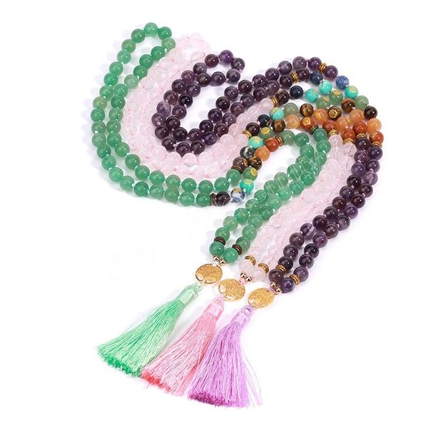 natural stone 7 chakra necklace for women tree of life charm necklaces healing meditation spirit yoga jewelry, Silver
natural stone 7 chakra necklace for women tree of life charm necklaces healing meditation spirit yoga jewelry, Silver