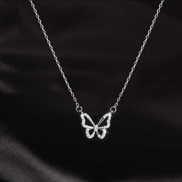 pendant necklaces butterfly necklace sparkling zircon animal suffocation party gift women's fashion jewelry g220524, Silver
pendant necklaces butterfly necklace sparkling zircon animal suffocation party gift women's fashion jewelry g220524, Silver