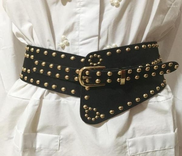 belts metal punk rivet stud wide pin buckled women brand cummerbund strap belt waist female clothes accessories4101982, Black;brown
belts metal punk rivet stud wide pin buckled women brand cummerbund strap belt waist female clothes accessories4101982, Black;brown