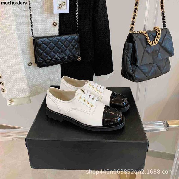 xiao xiang jia fang tou mary jane women's shoes 2023 early spring new front lace up thick heel heightened contrast color small leather, Black
xiao xiang jia fang tou mary jane women's shoes 2023 early spring new front lace up thick heel heightened contrast color small leather, Black