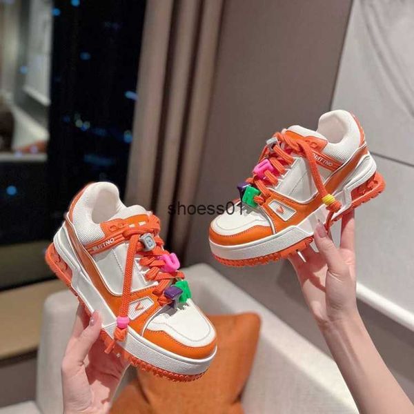 spring and summer lvity lace up thick flat shoes black and with panda color matching genuine leather sports shoes for women board shoes casu
spring and summer lvity lace up thick flat shoes black and with panda color matching genuine leather sports shoes for women board shoes casu