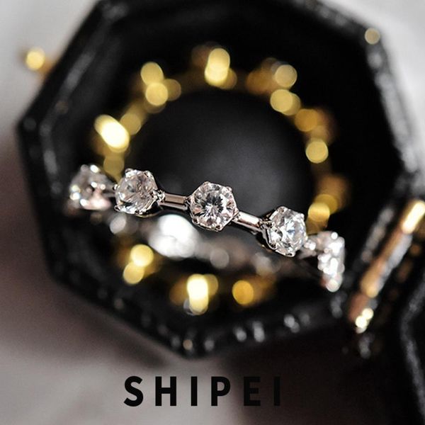 rings shipei 18k gold plated 925 sterling silver white sapphire gemstone wedding band personality women ring fine jewelry wholesale, Slivery;golden
rings shipei 18k gold plated 925 sterling silver white sapphire gemstone wedding band personality women ring fine jewelry wholesale, Slivery;golden