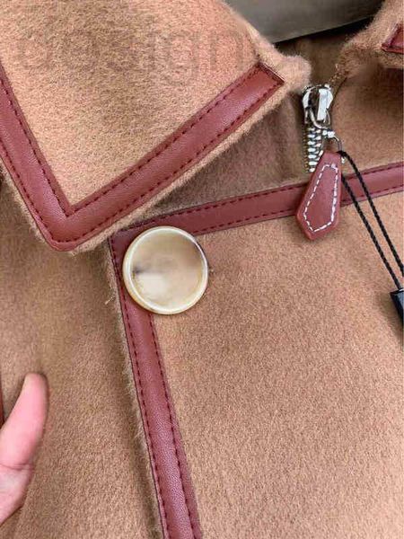 women's trench coats designer autumn and winter new wool women's breasted hemmed leather contrast color long style commuter double, Tan;black
women's trench coats designer autumn and winter new wool women's breasted hemmed leather contrast color long style commuter double, Tan;black