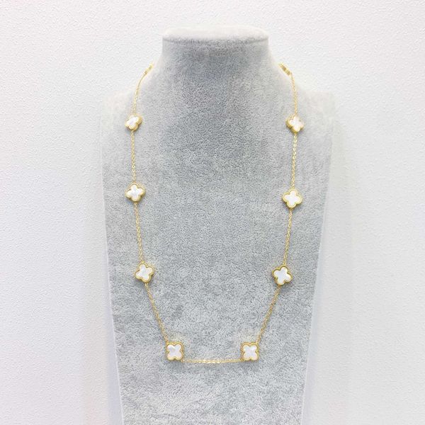 steel golden four leaf grass double-sided necklace for women's collarbone chain jewelry popular live streaming on the internet, Silver
steel golden four leaf grass double-sided necklace for women's collarbone chain jewelry popular live streaming on the internet, Silver