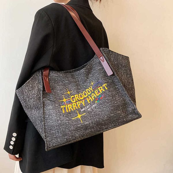 bag female 2022 cowboy cloth tote bag one shoulder armpit large bag embroidered letter large capacity student bag 230522
bag female 2022 cowboy cloth tote bag one shoulder armpit large bag embroidered letter large capacity student bag 230522
