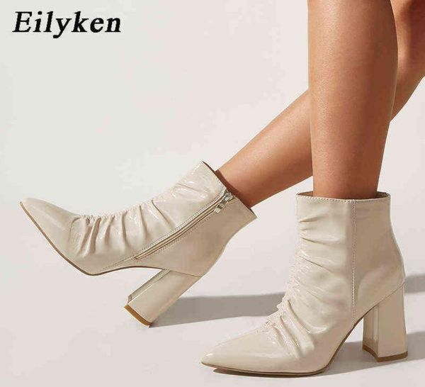 eilyken 2022 new winter pleated women pointedtoe booties fashion zipper ankle boots square heels chelsea shoes1168039, Black
eilyken 2022 new winter pleated women pointedtoe booties fashion zipper ankle boots square heels chelsea shoes1168039, Black