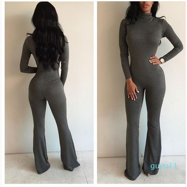 club jumpsuits 2019 autumn women wide leg club party jumpsuit black gray long sleeve, Black;white
club jumpsuits 2019 autumn women wide leg club party jumpsuit black gray long sleeve, Black;white