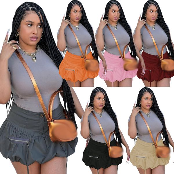 2023 designer streetwear high waist bouffant skirts summer y2k cute pleated mini skirt pockets button zipper solid color women clothing whol, Black
2023 designer streetwear high waist bouffant skirts summer y2k cute pleated mini skirt pockets button zipper solid color women clothing whol, Black