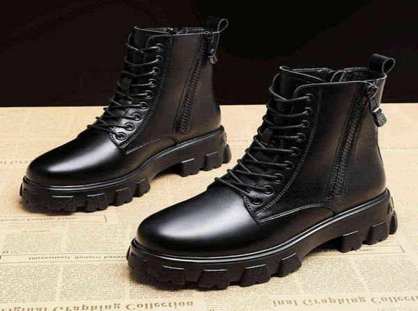 women039s autumn martin boots 2021 fashion zipper round toe female short leather woman casual platform goth shoes motorcycle6998922, Black
women039s autumn martin boots 2021 fashion zipper round toe female short leather woman casual platform goth shoes motorcycle6998922, Black
