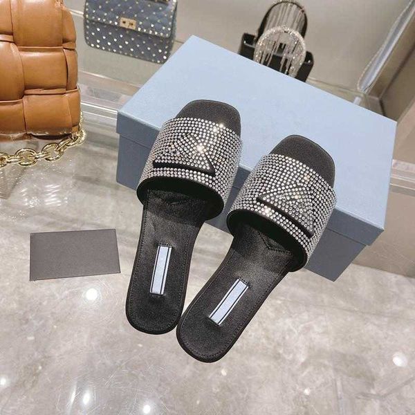 no box design new triangular standard rhinestone flat slippers in spring and summer of fairy style exposed toe thin heel one-sided with cool, Black
no box design new triangular standard rhinestone flat slippers in spring and summer of fairy style exposed toe thin heel one-sided with cool, Black