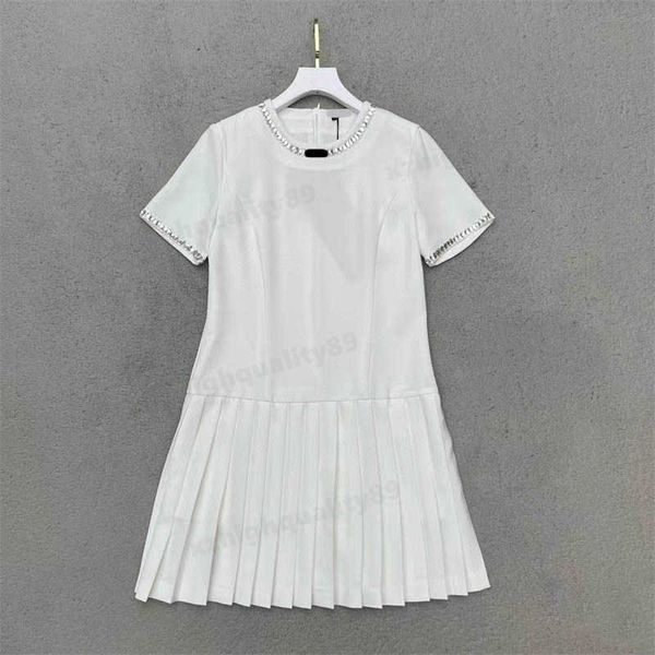 pleated dress for summer women clothing collar cuffs stapled beads decorated dresses pressed pleated simple age-defying models two colours s, Black;gray
pleated dress for summer women clothing collar cuffs stapled beads decorated dresses pressed pleated simple age-defying models two colours s, Black;gray
