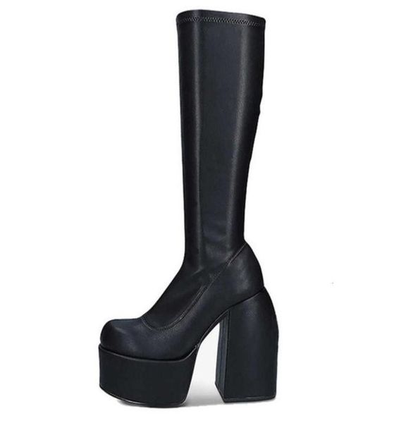 boots gcyfwj women platform knee high boots for woman square toe thick bottom high heels shoes ladies elastic force punk bota5096316, Black
boots gcyfwj women platform knee high boots for woman square toe thick bottom high heels shoes ladies elastic force punk bota5096316, Black