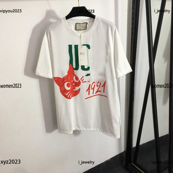 lady tees designer woman t-shirt size s-l cat letter print short sleeve new arrival may22, White
lady tees designer woman t-shirt size s-l cat letter print short sleeve new arrival may22, White