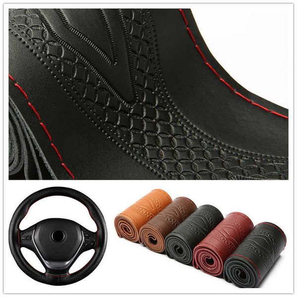 steering wheel covers 2021 braid genuine leather steering wheel cover embossing pattern leather braiding for steering wheel 38cm g230524 g23
steering wheel covers 2021 braid genuine leather steering wheel cover embossing pattern leather braiding for steering wheel 38cm g230524 g23