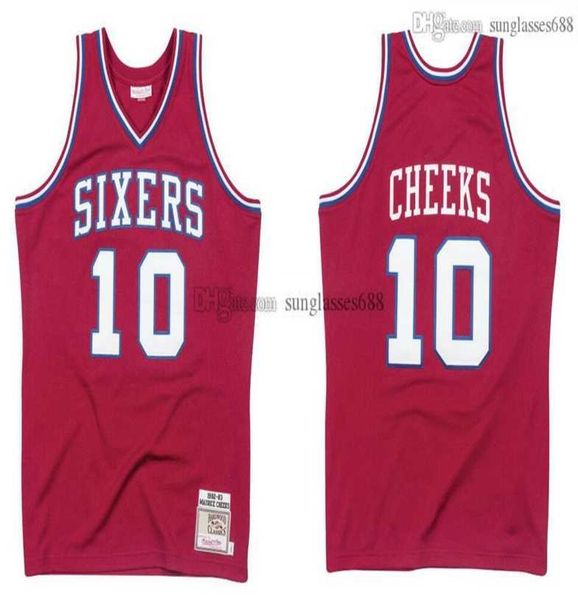 stitched maurice cheeks jersey s-6xl mitchell & ness 1982-83 mesh hardwoods classics retro basketball jerseys men women, Black;red
stitched maurice cheeks jersey s-6xl mitchell & ness 1982-83 mesh hardwoods classics retro basketball jerseys men women, Black;red